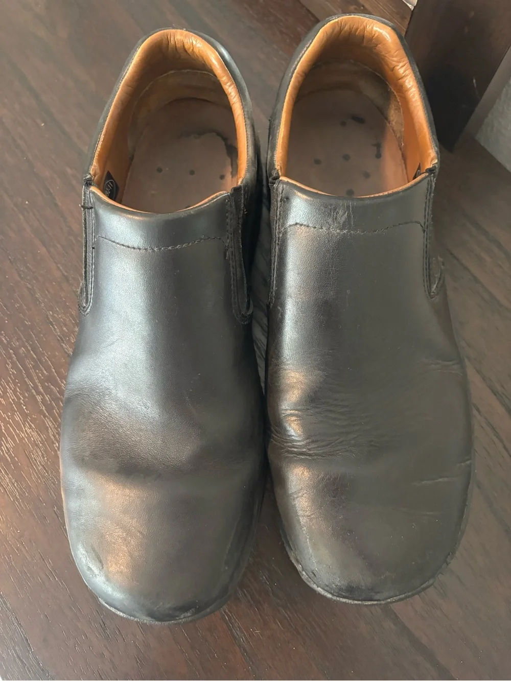 Red Wing 8700 Black Leather Slip On Work Shoes Mens 12 E2 Wide